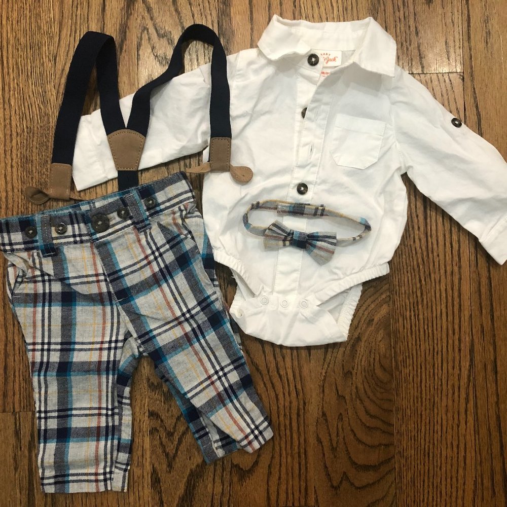 Newborn dress suit for baby boy, wedding outfit